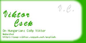viktor csep business card